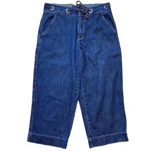 Austin Clothing Co Denim Straight Leg Relax Fit Capri Peddle Pusher Jeans Size 8